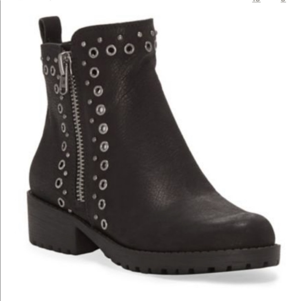 Lucky Brand Hannie Grommet-Studded Booties